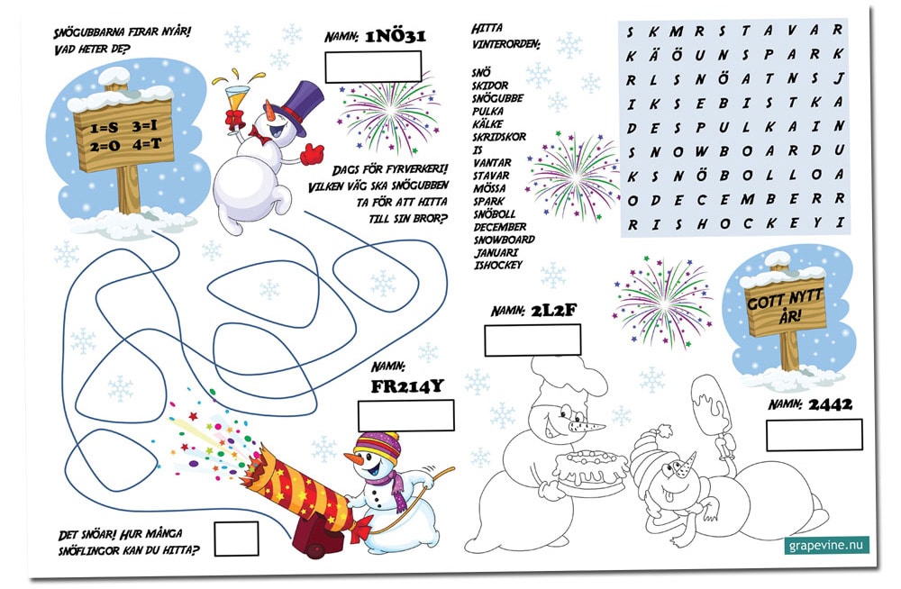 silverster mit kinder