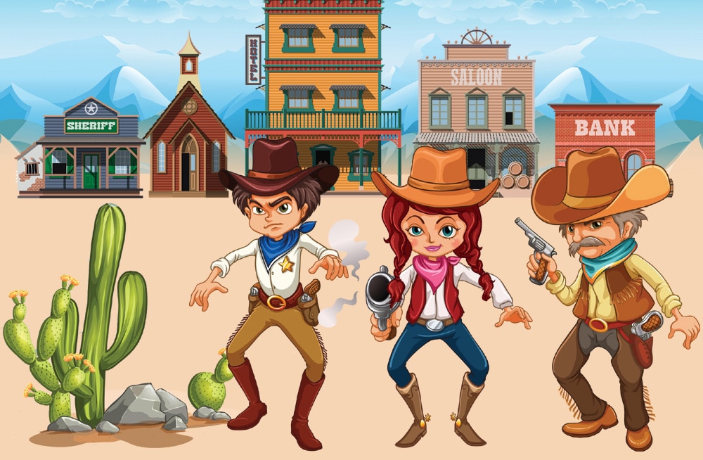 wilder westen geburtstag